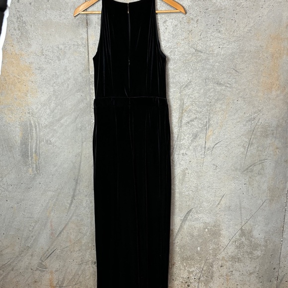 Boden Halterneck Velvet Jumpsuit - Picture 6 of 11